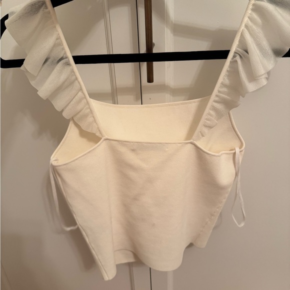 Alice and Olivia flutter sleeve tank - Picture 2 of 3